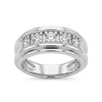 Diamond Wedding Bands - Men's