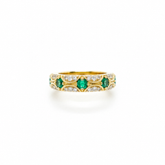 Colored Stone Rings- Womens EMERALD