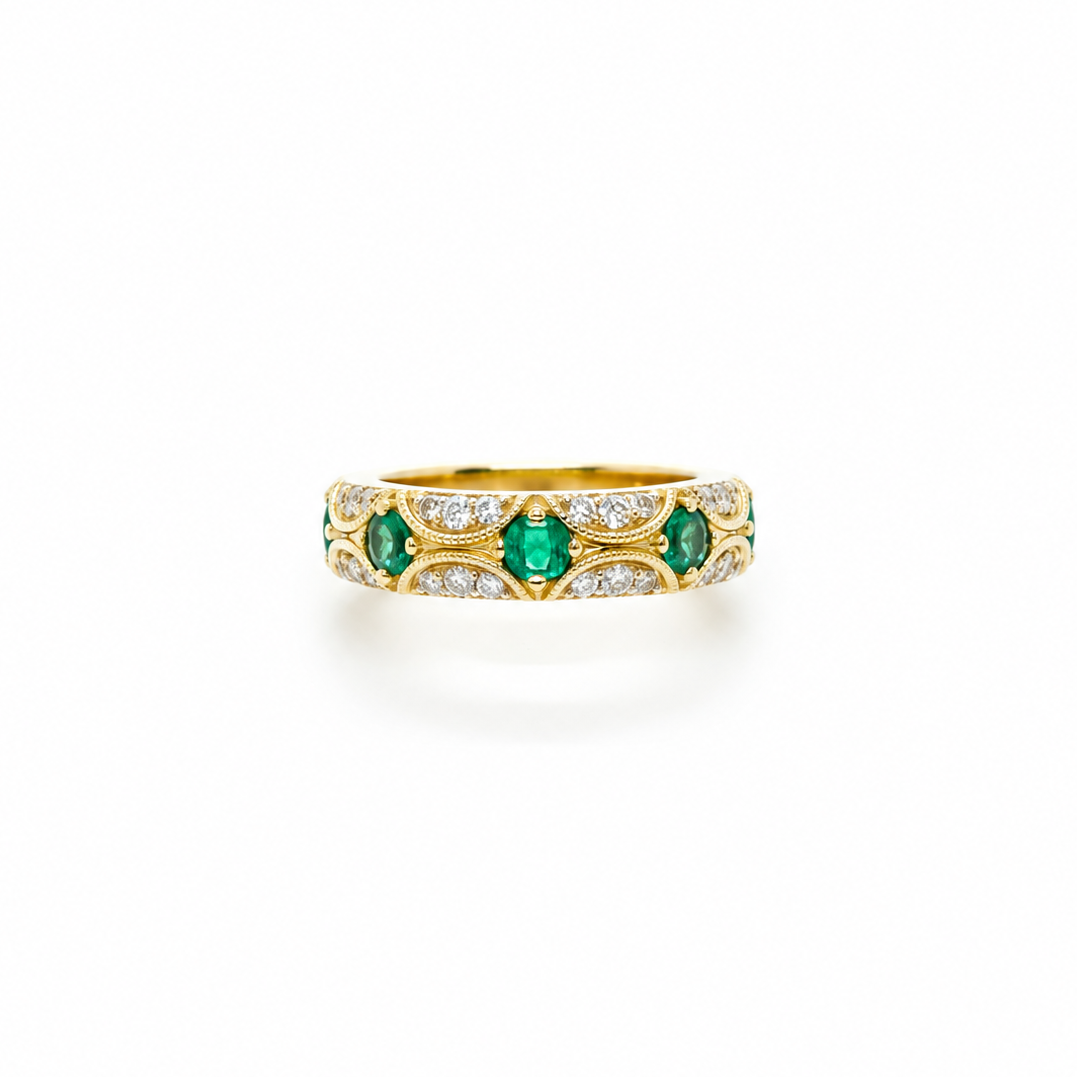 Colored Stone Rings- Womens EMERALD