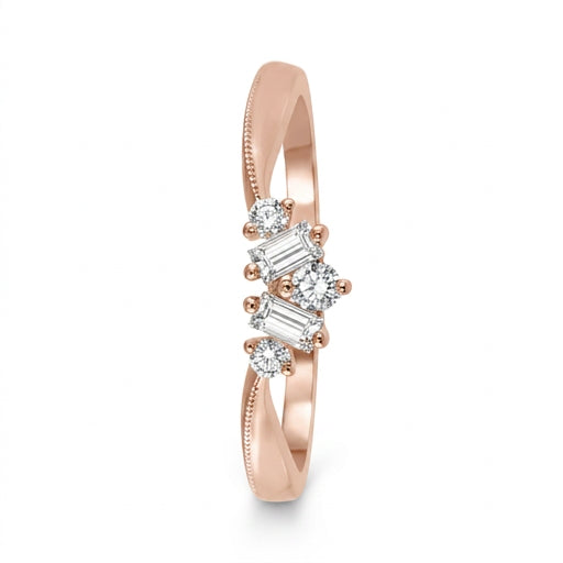 Diamond Wedding Bands  -  Women's