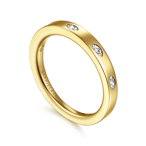 Diamond Wedding Bands  -  Women's