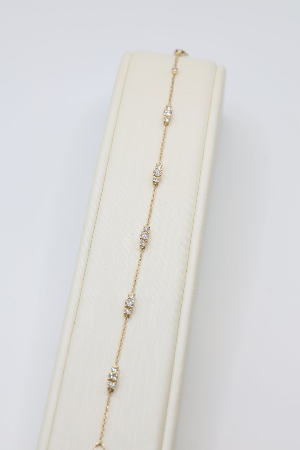 Zari Diamond Station Bracelet