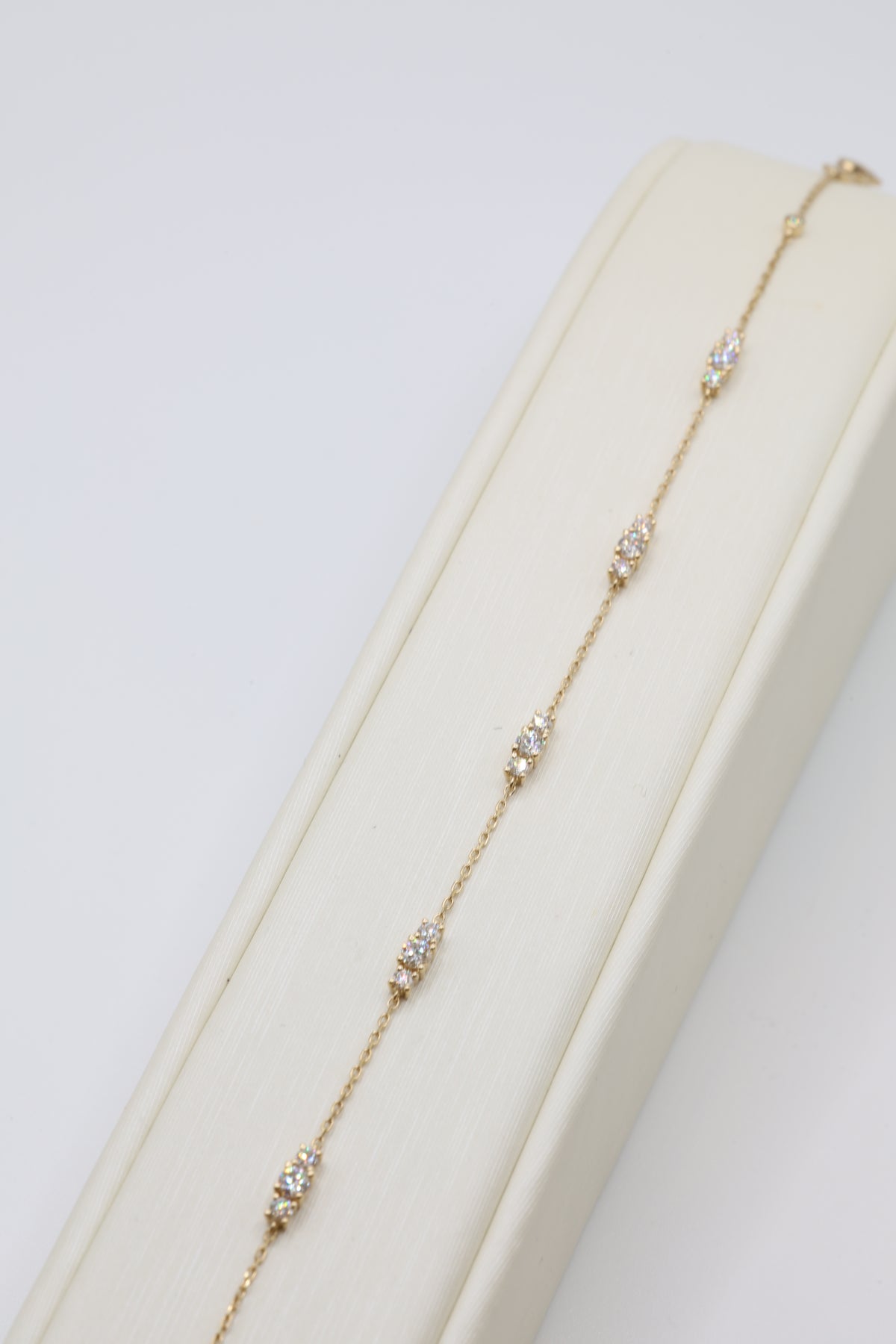 Zari Diamond Station Bracelet