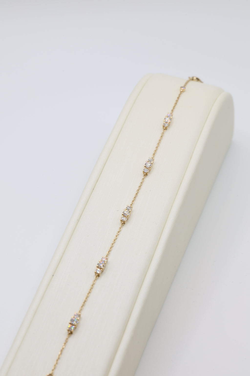 Zari Diamond Station Bracelet