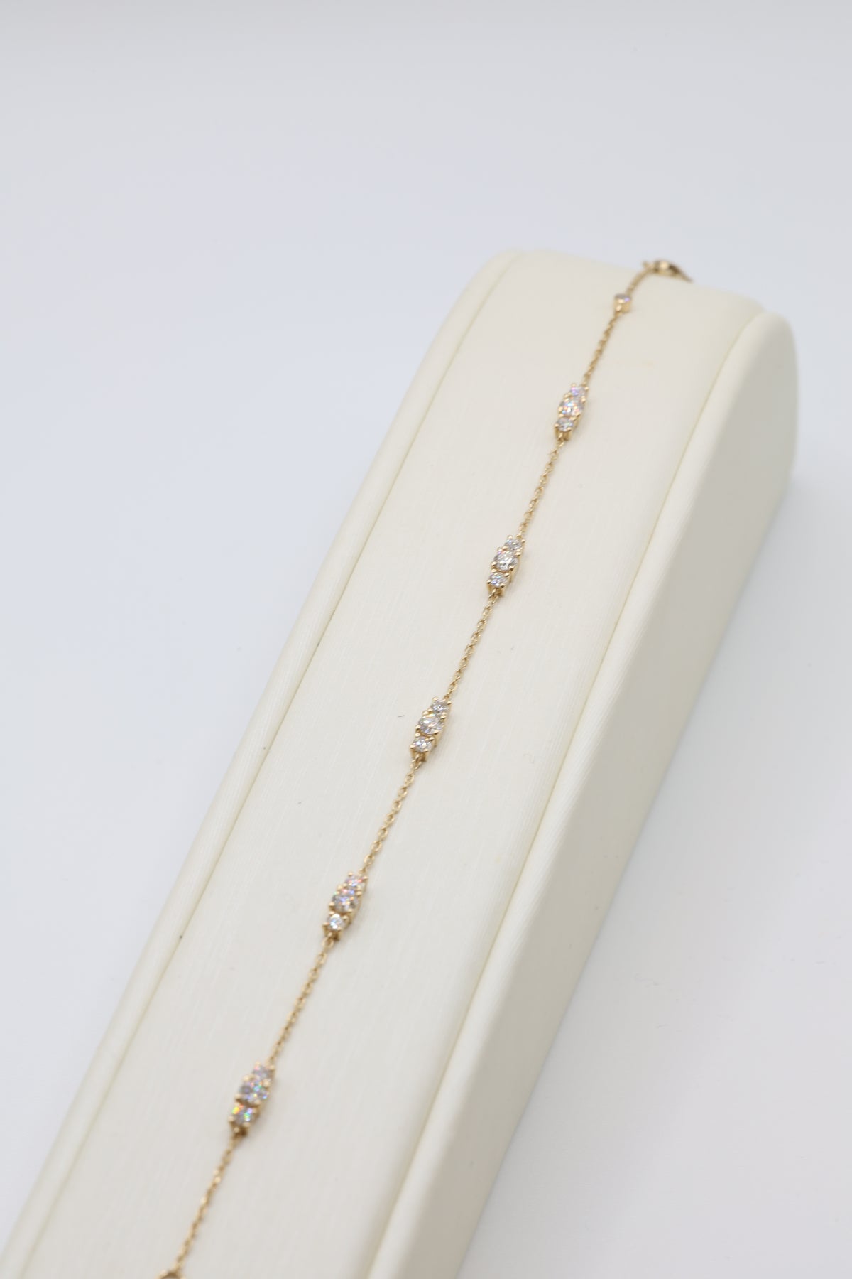 Zari Diamond Station Bracelet
