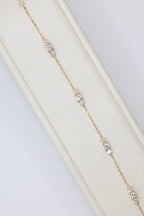 Zari Diamond Station Bracelet