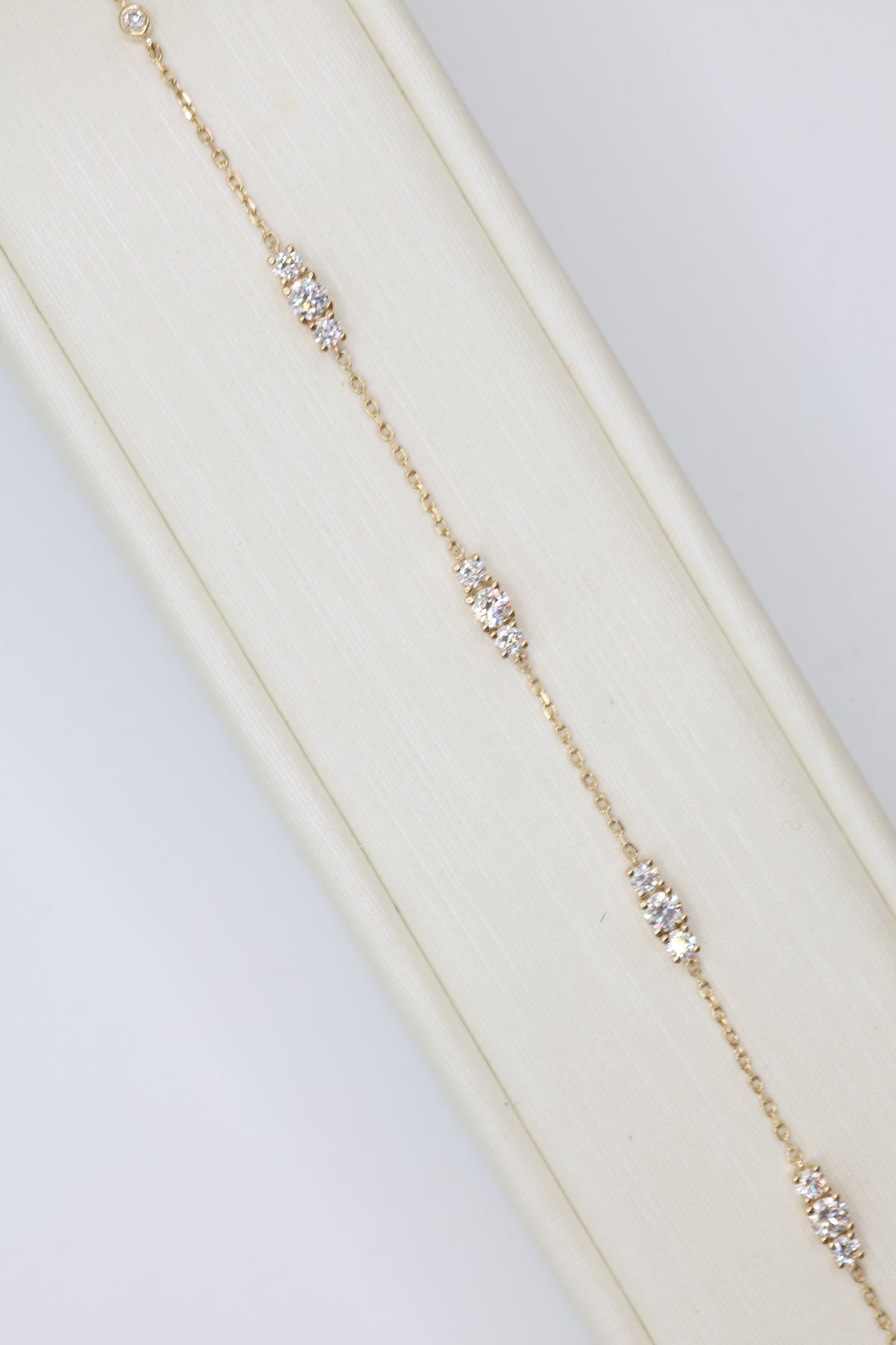 Zari Diamond Station Bracelet
