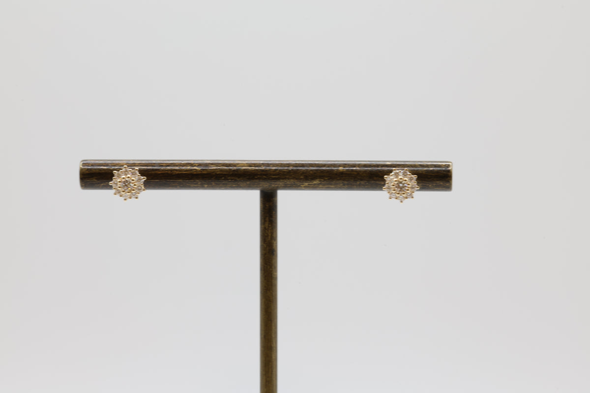 Zahra Diamond Starburst Earrings