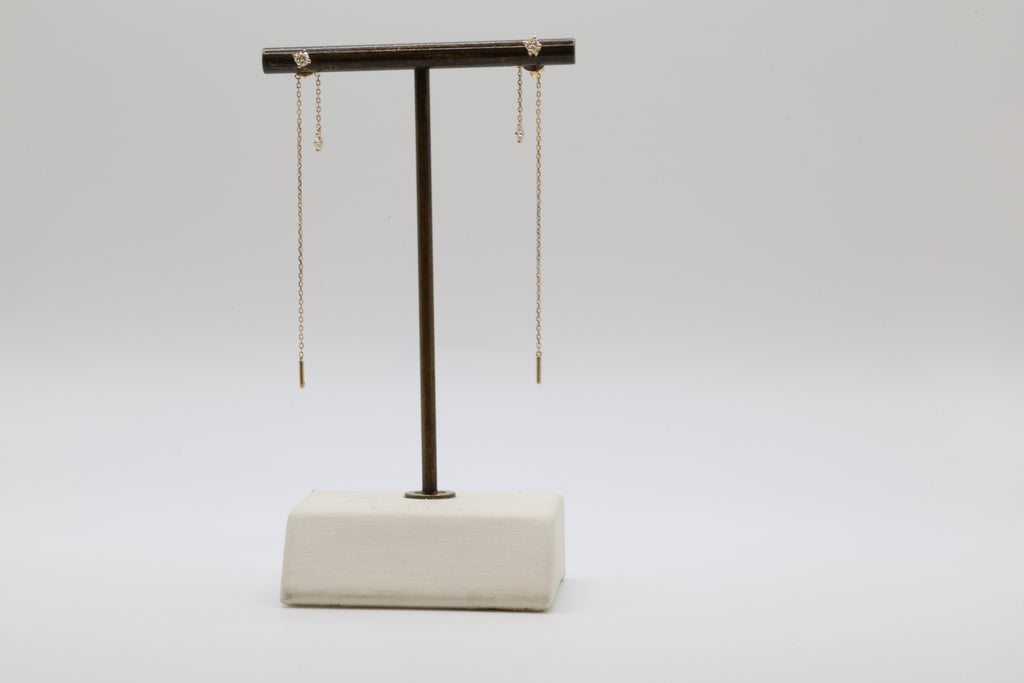 Liana Diamond Threader Earrings