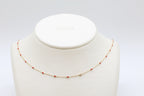 Yara Enamel Bead Necklace