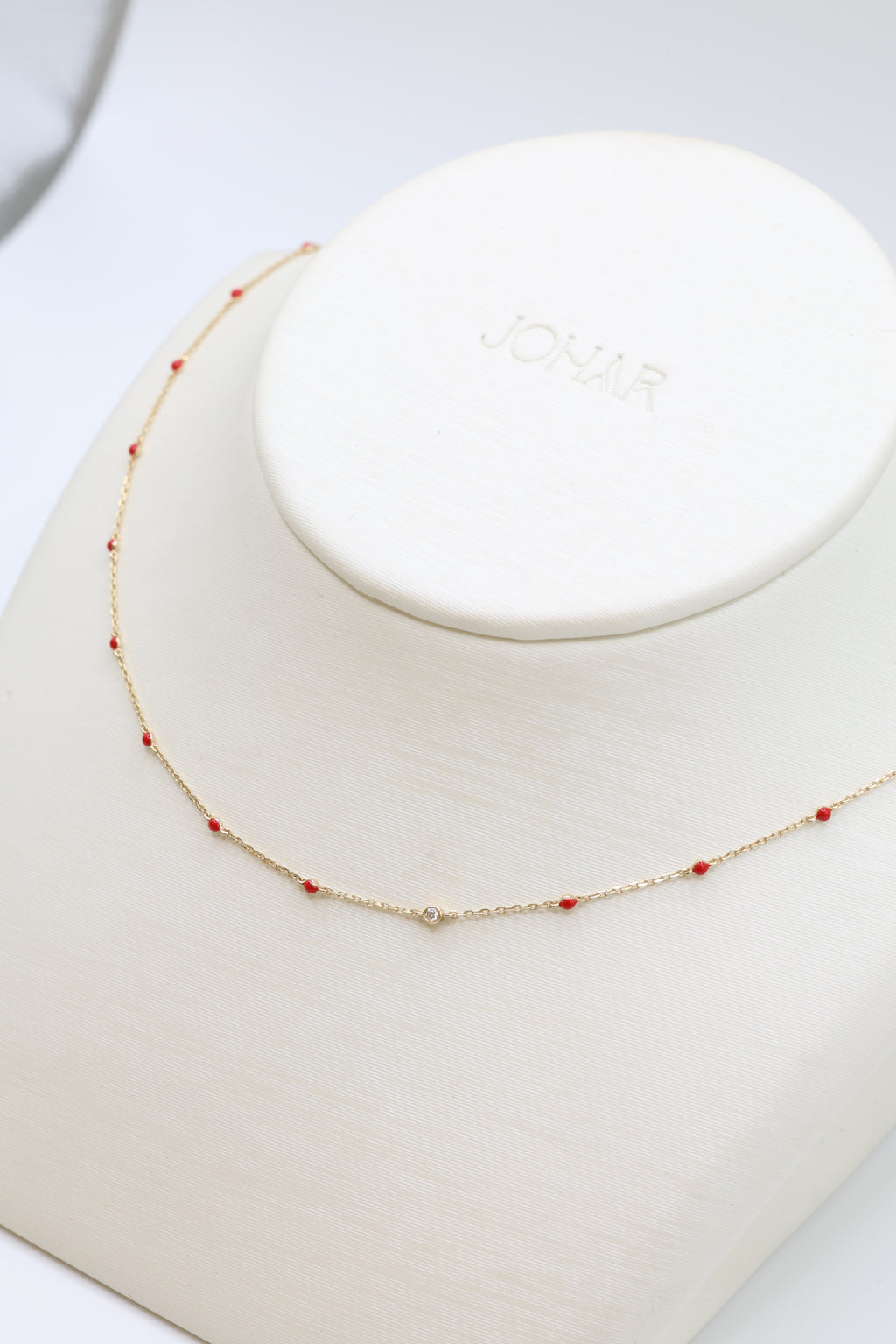 Yara Enamel Bead Necklace