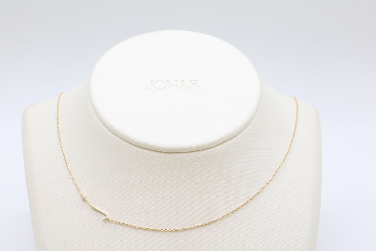 Zaat Initial J Necklace