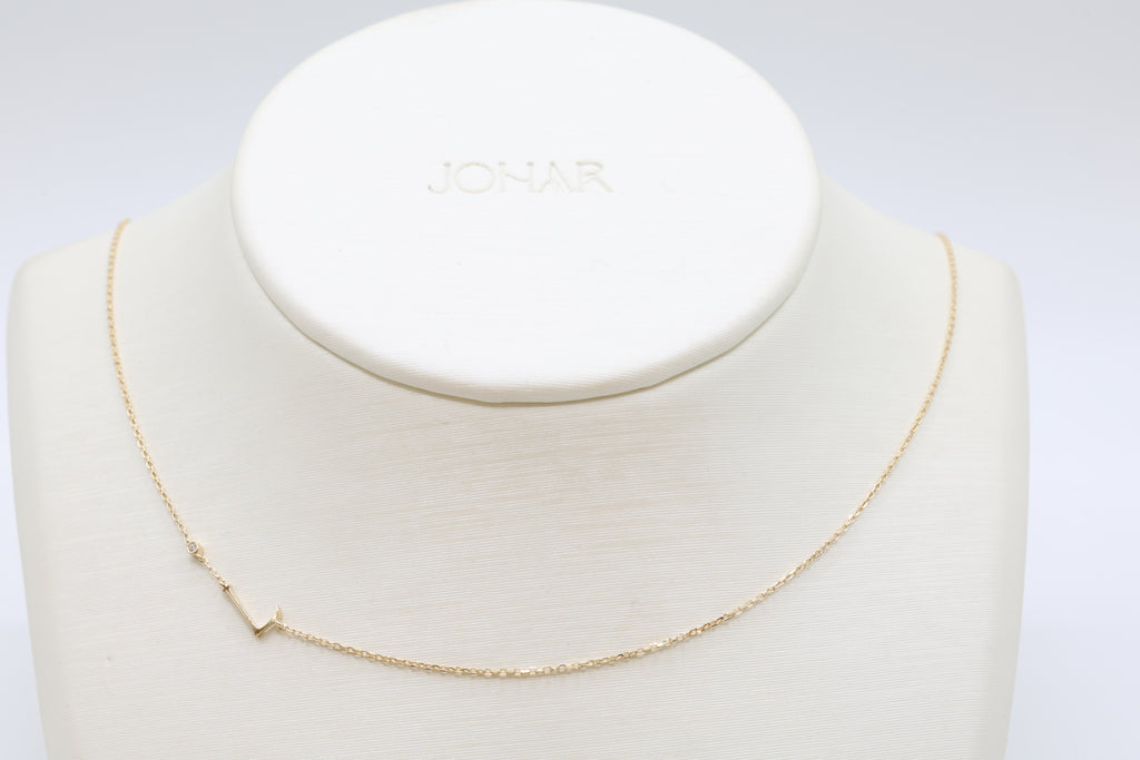 Zaat Initial L Necklace