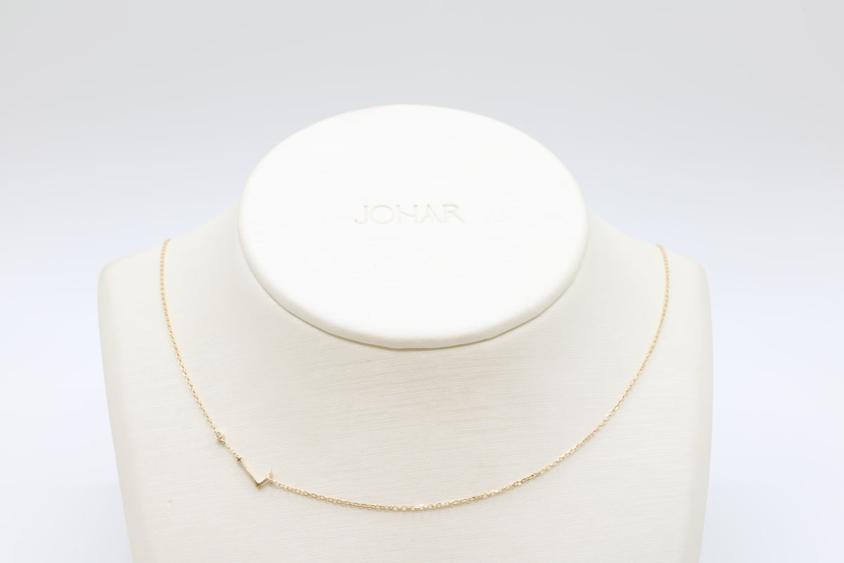 Zaat Initial L Necklace