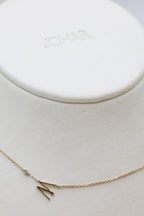 Zaat Initial M Necklace