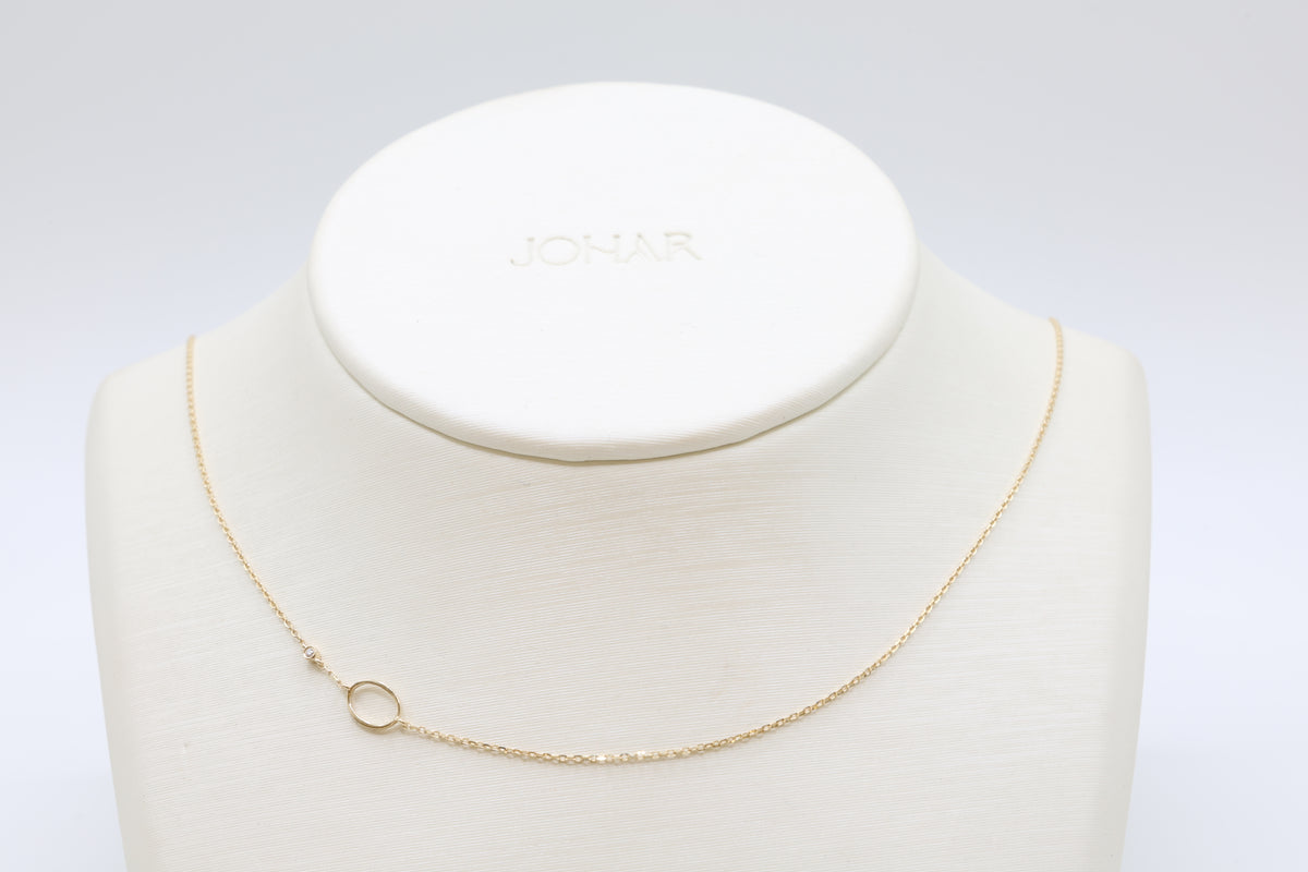 Zaat Initial O Necklace