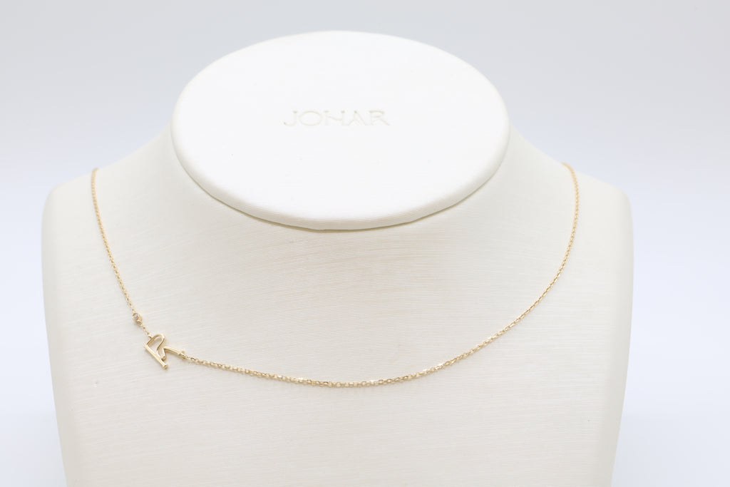 Zaat Initial R Necklace