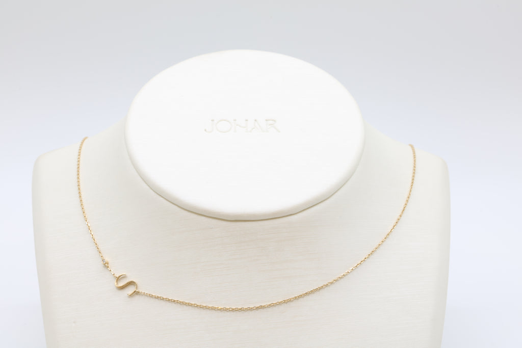 Zaat Initial S Necklace