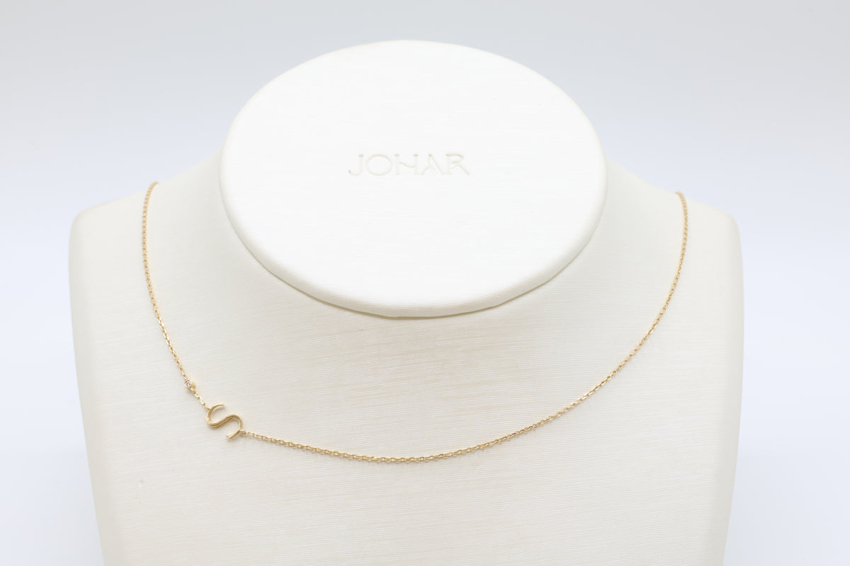 Zaat Initial S Necklace