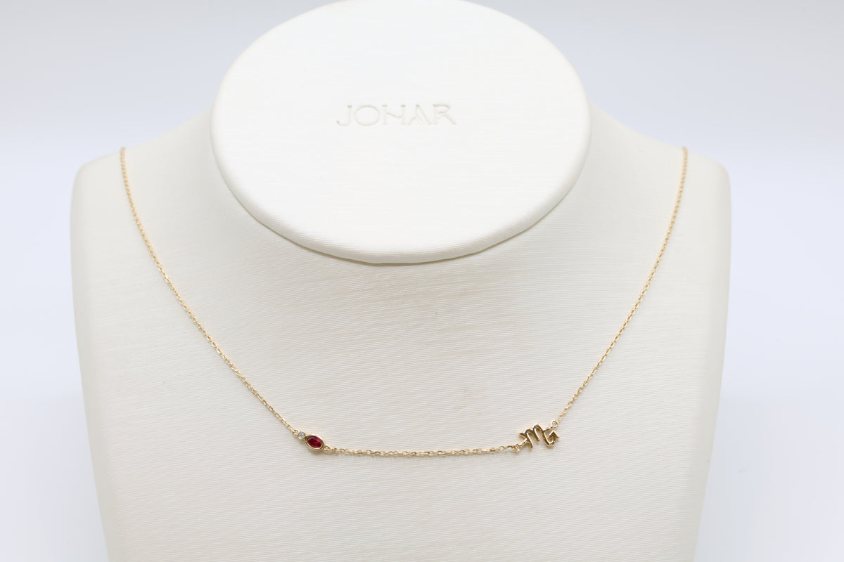 Falak Scorpio Zodiac Necklace