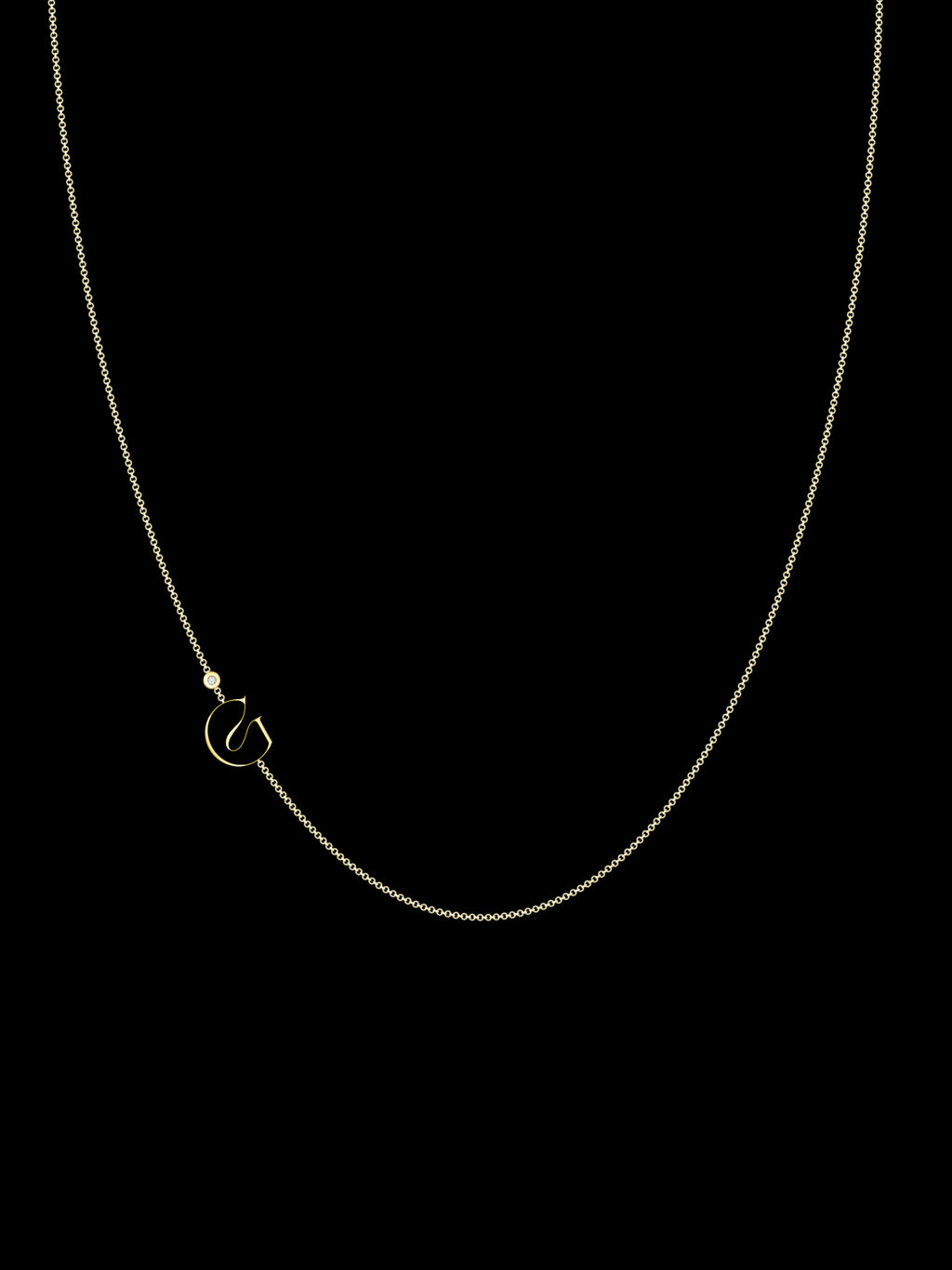 Zaat Initial G Necklace