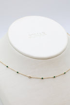Midori Enamel Bead Necklace