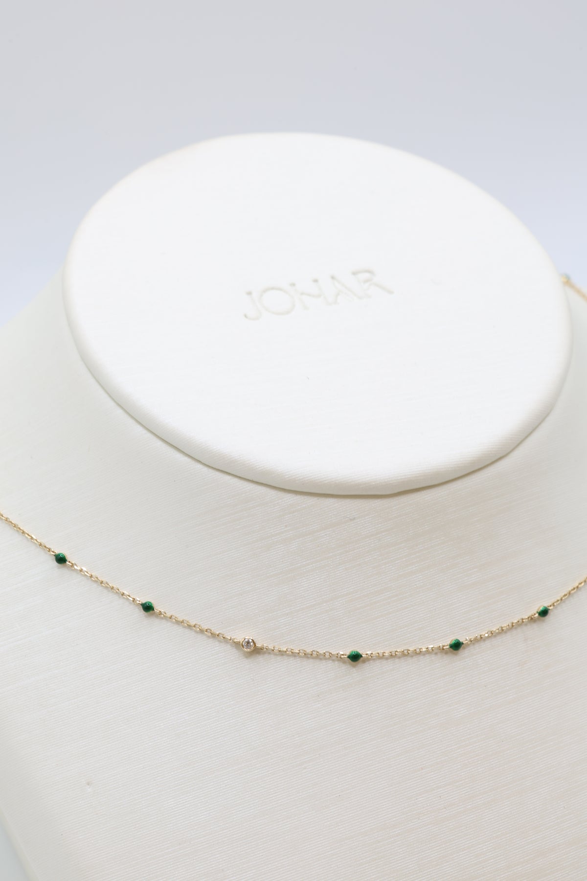 Midori Enamel Bead Necklace