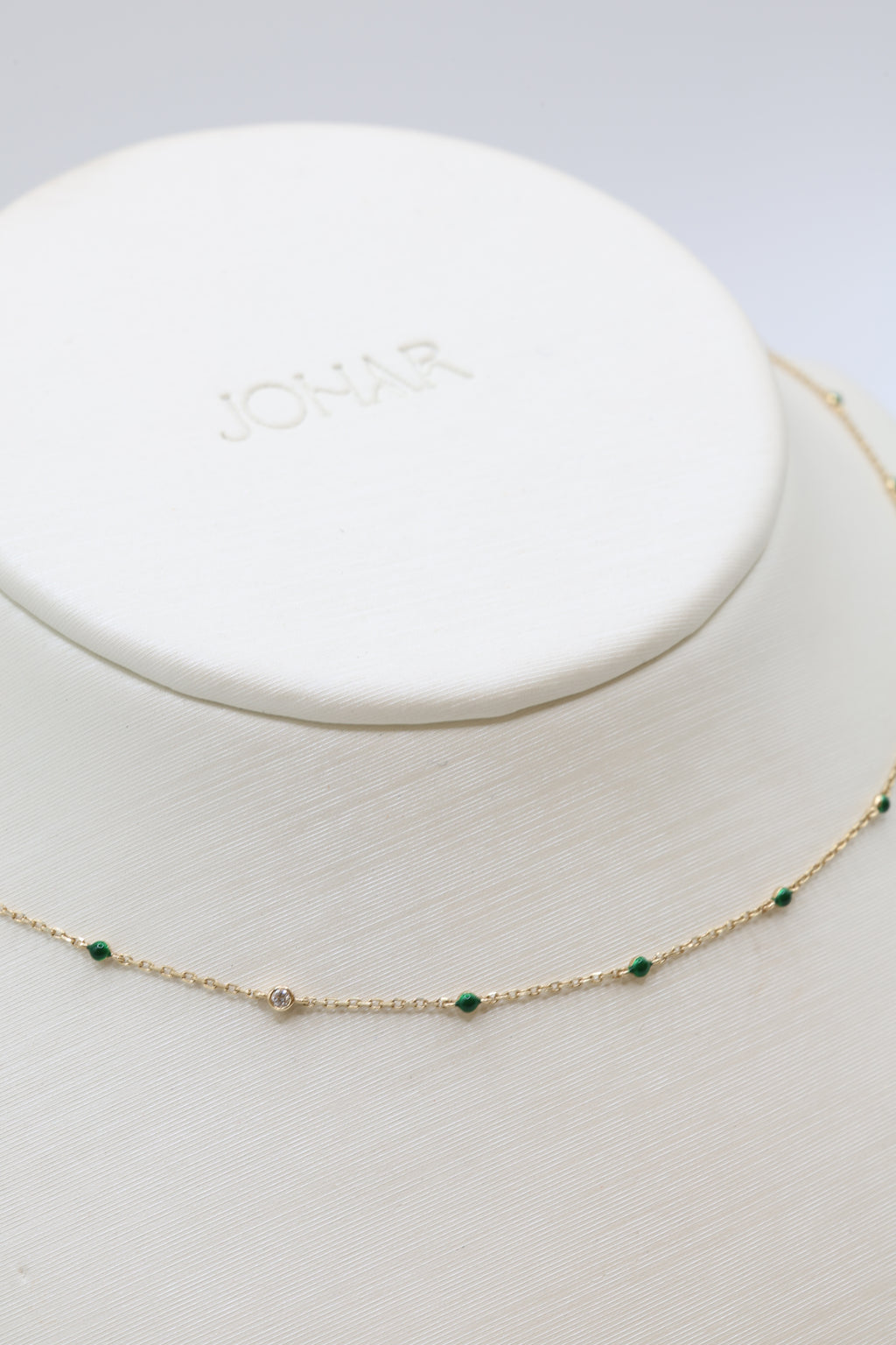 Midori Enamel Bead Necklace