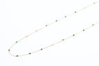 Midori Enamel Bead Necklace