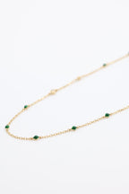 Midori Enamel Bead Necklace