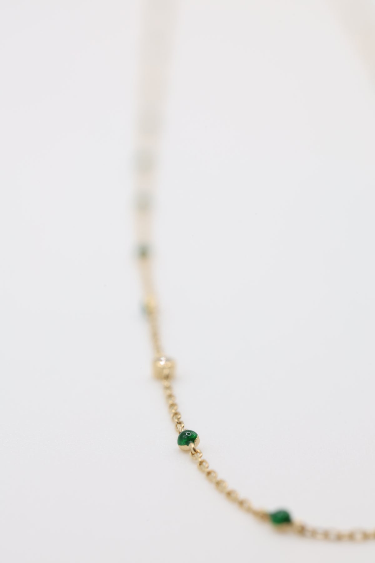 Midori Enamel Bead Necklace