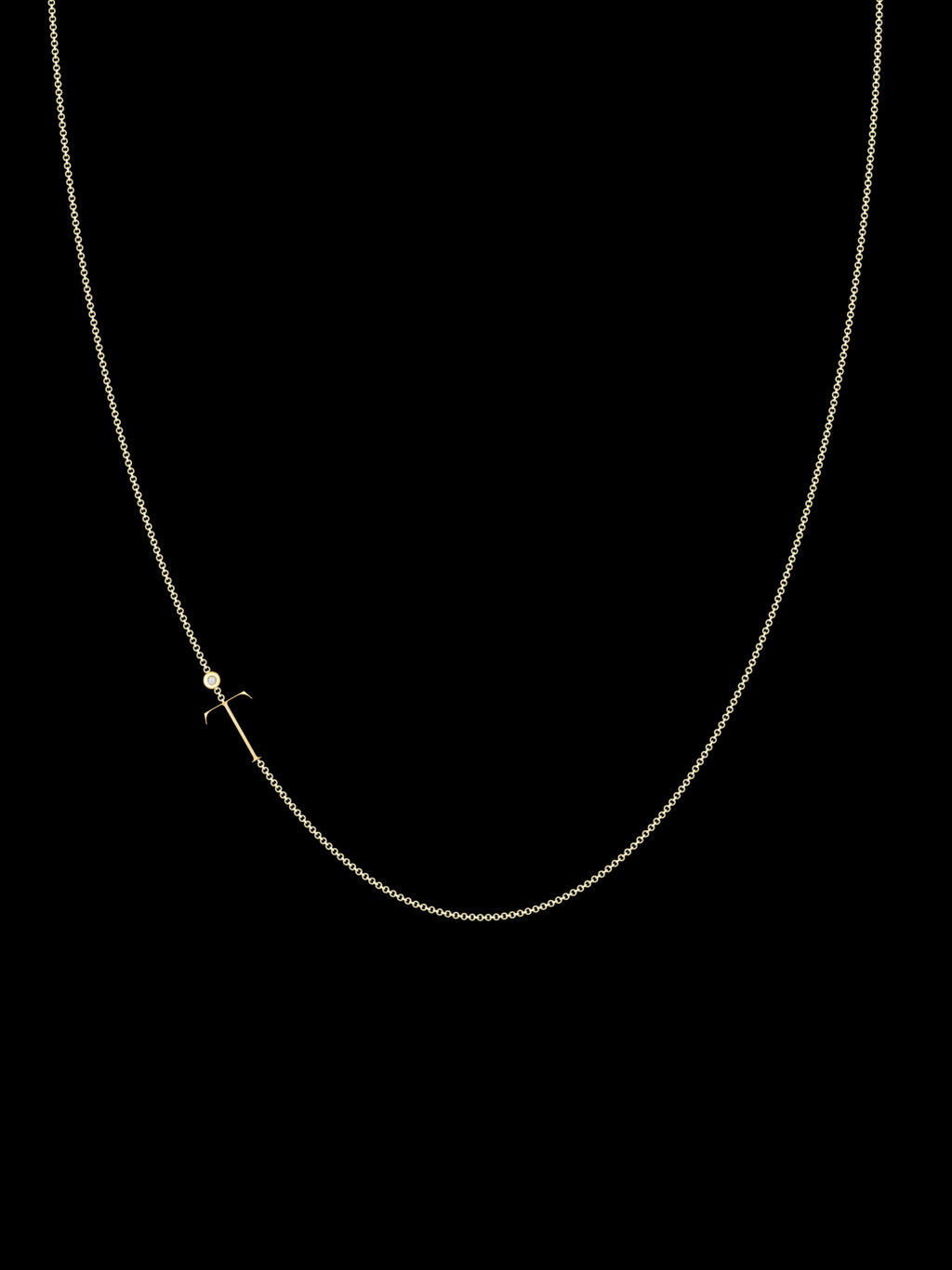 Zaat Initial T Necklace