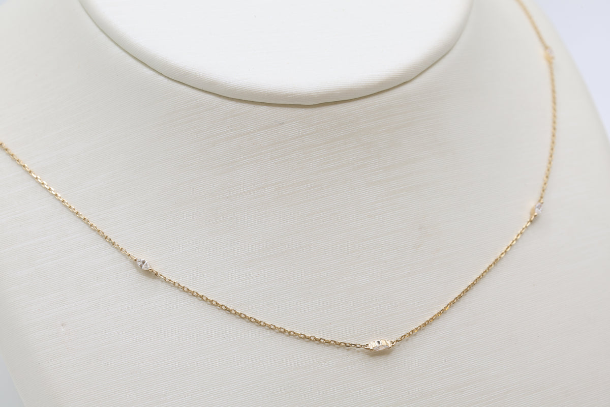 Vera Diamond Station Necklace