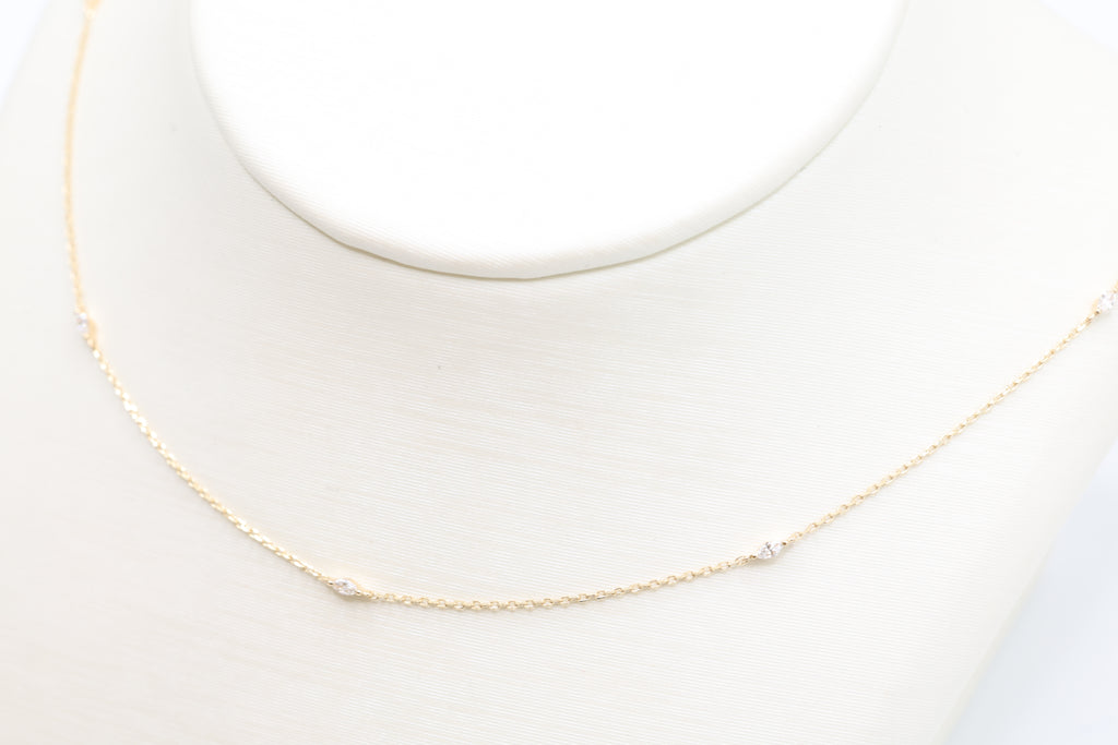 Vera Diamond Station Necklace