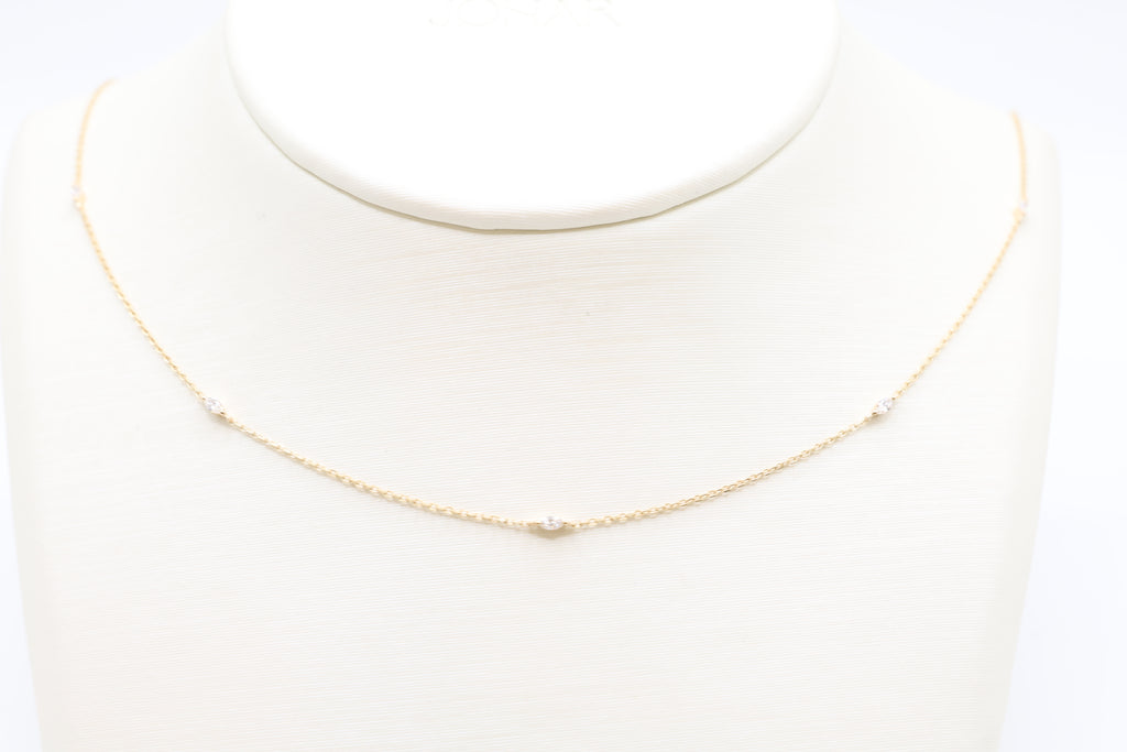 Vera Diamond Station Necklace