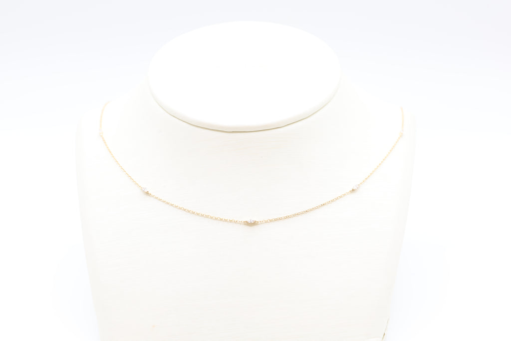 Vera Diamond Station Necklace