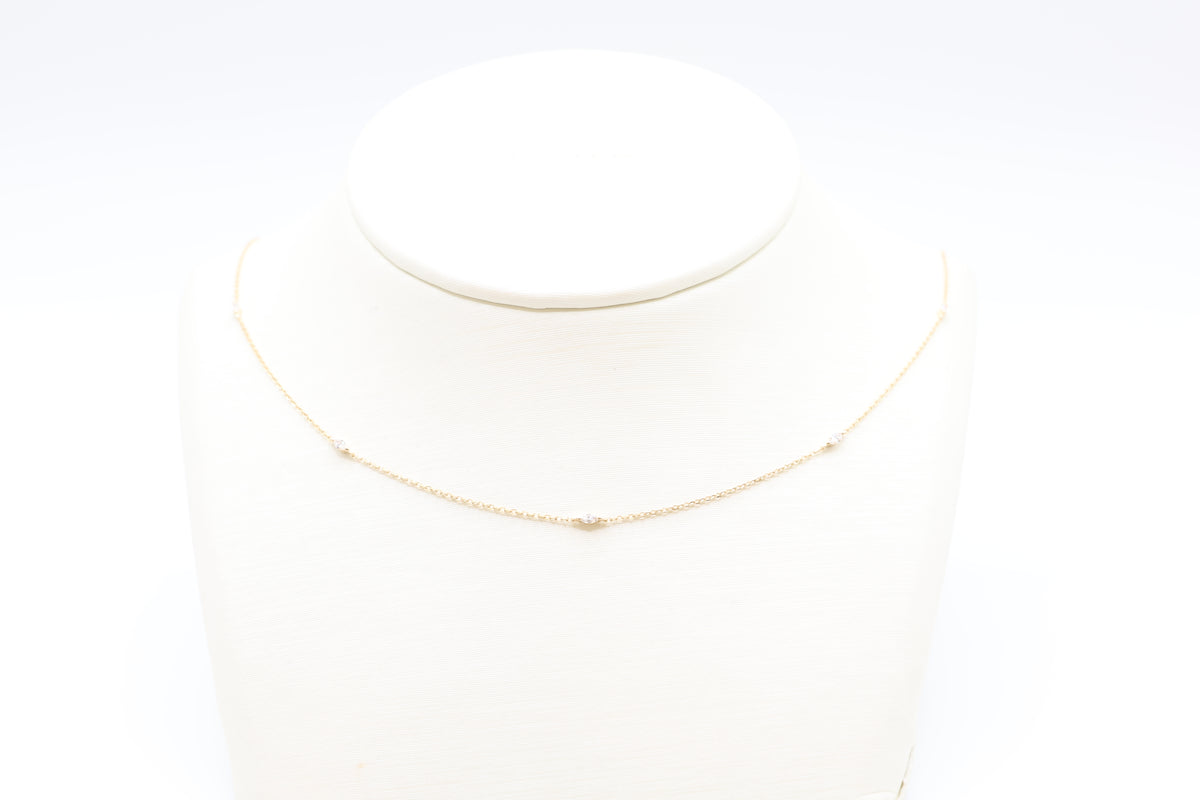 Vera Diamond Station Necklace