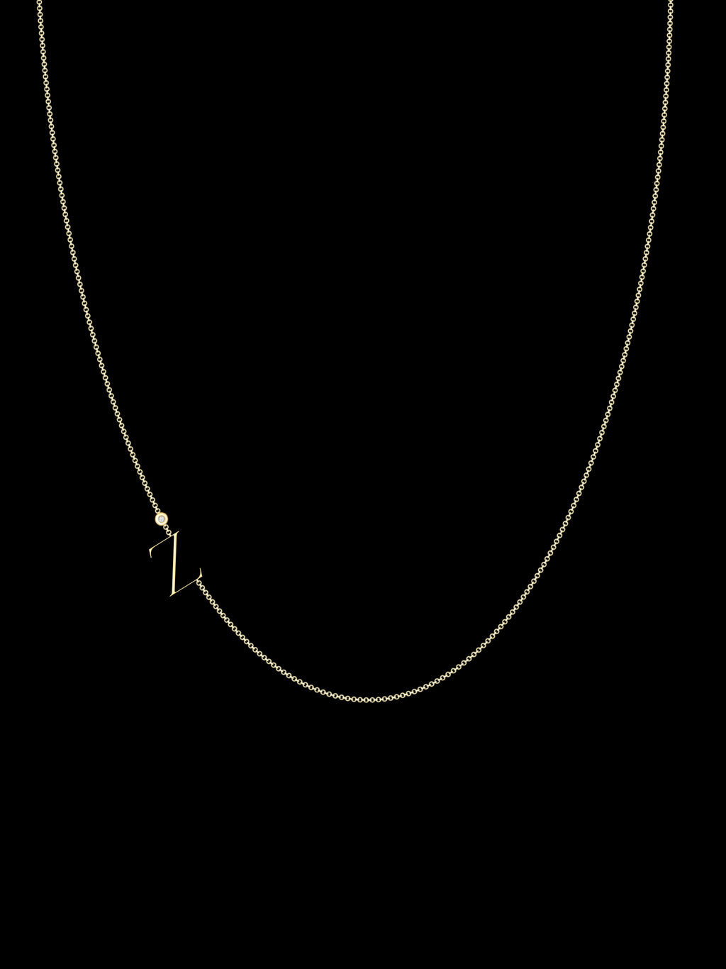 Zaat Initial Z Necklace