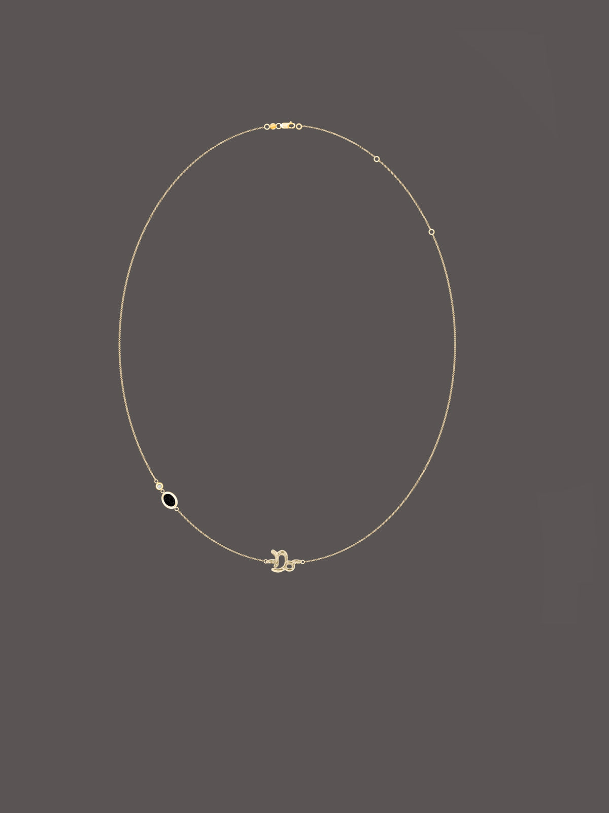 Falak Capricorn Zodiac Necklace