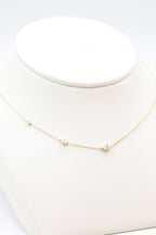 Sempre Diamond 3-stone Necklace