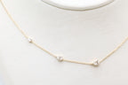 Sempre Diamond 3-stone Necklace