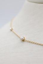 Sempre Diamond 3-stone Necklace