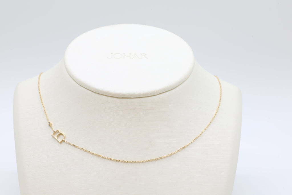 Zaat Initial B Necklace