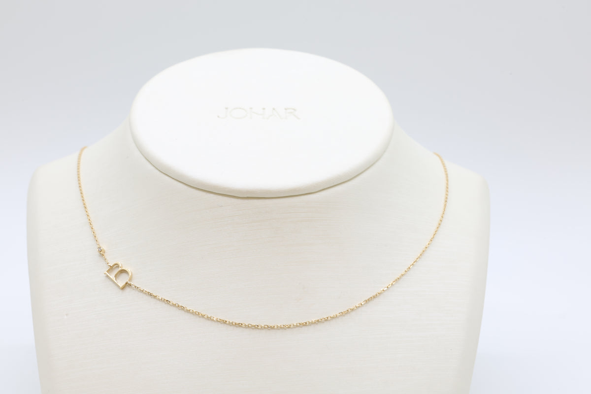 Zaat Initial B Necklace