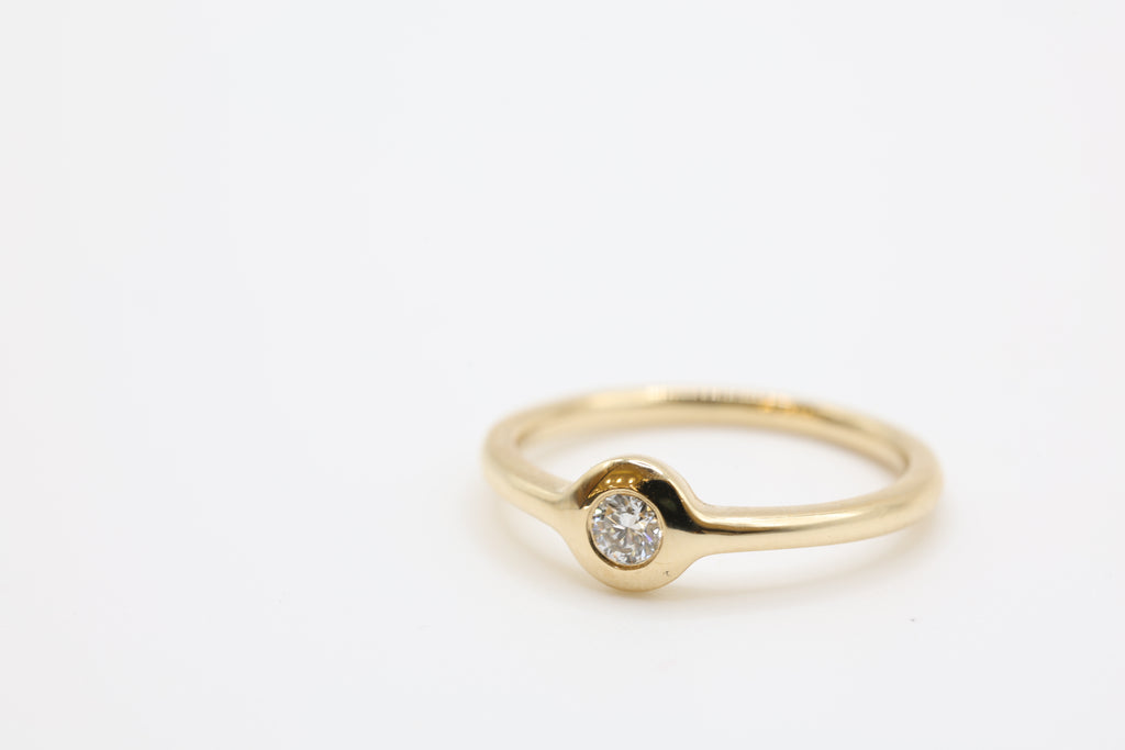 Nima Donut Bezel Ring