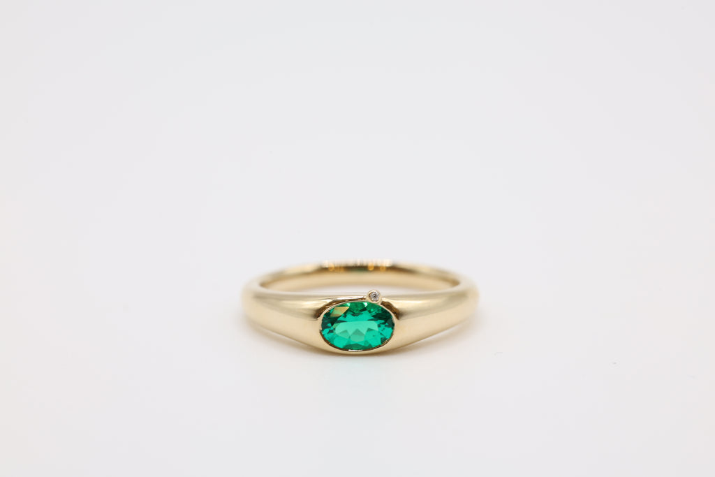Nishani August Birthstone Ring
