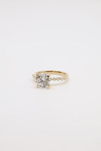 Wisp Diamond Bubble Band Engagement Ring
