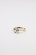 Wisp Diamond Bubble Band Engagement Ring