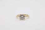 Wisp Diamond Bubble Band Engagement Ring