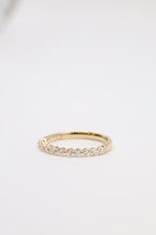 Wisp Diamond Bubble Wedding Band